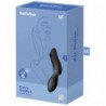 SATISFACTOR - CURVY TRINITY 2 VIBRADOR DE PULSO DE AIRE NEGRO