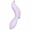 SATISFACTOR - CURVY TRINITY 2 VIBRADOR DE PULSO DE AIRE MORADO
