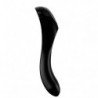 SATISFACTOR - VIBRADOR DE DEDO CON FORMA DE BASTÓN DE CARAMELO NEGRO