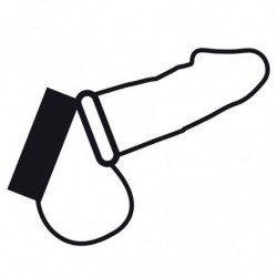OSCURIDAD - ANILLO METÁLICO PARA EL PENE Y LOS TESTÍCULOS