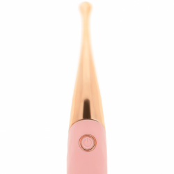 OHMAMA - ESTIMULADOR DE CLÍTORIS RECARGABLE CON 36 MODOS ROSA-ROSA DORADA
