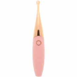 OHMAMA - ESTIMULADOR DE CLÍTORIS RECARGABLE CON 36 MODOS ROSA-ROSA DORADA