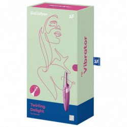 SATISFYER TWIRLING DELIGHT ESTIMULADOR CLITORIS - MORADO