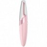 SATISFACTOR - VIBRADOR DE CLÍTORIS ROSA CON PUNTA GIRATORIA
