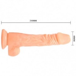 BAILE - DILDO REALISTA CON FORMA DE PENE Y VIBRACIÓN