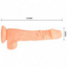 BAILE - DILDO REALISTA CON FORMA DE PENE Y VIBRACIÓN