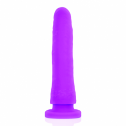 DELTA CLUB TOYS DILDO LILA SILICONA MEDICA 20 X 4 CM