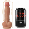 CYBER SILICOCK - ANSEL SILICONA LÍQUIDA SUAVE ULTRA REALISTA 15,5 CM -O- 2,9 CM