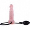 BAILE - DILDO INFLABLE REALISTA CON VENTOSA DE 15 CM