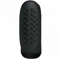 PRETTY LOVE - DEDAL DE VIBRACIÓN NEGRO PARA ADULTOS DE FLIRTACIÓN