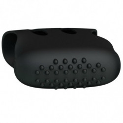 PRETTY LOVE - DEDAL DE VIBRACIÓN NEGRO PARA ADULTOS DE FLIRTACIÓN