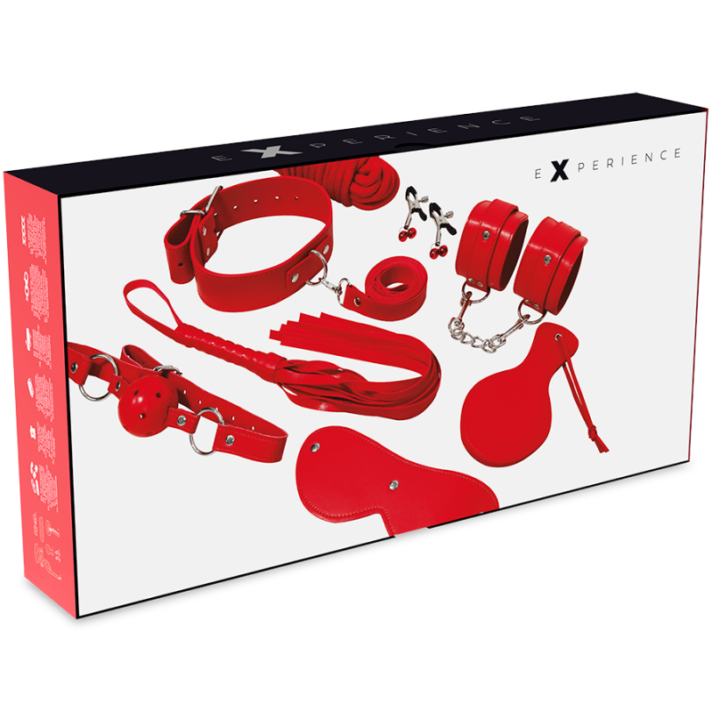 EXPERIENCIA - KIT DE FETICHE BDSM SERIE ROJA