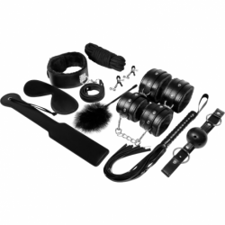 EXPERIENCIA - KIT DE FETICHE BDSM SERIE NEGRA