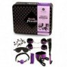SECRETPLAY - CONJUNTO BDSM DE 8 PIEZAS MORADO/NEGRO