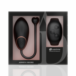 ANNE'S DESIRE - TECNOLOGÍA DE CONTROL REMOTO CON HUEVOS WATCHME BLACK