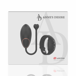ANNE'S DESIRE - TECNOLOGÍA DE CONTROL REMOTO CON HUEVOS WATCHME BLACK