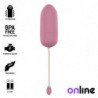 ONLINE HUEVO VIBRADOR WATERPROOF - ROSA