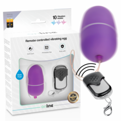 ONLINE HUEVO VIBRADOR CONTROL REMOTO M - LILA