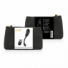 COQUETTE CHIC DESIRE - HUEVO VIBRATORIO RECARGABLE CON CONTROL REMOTO NEGRO/DORADO