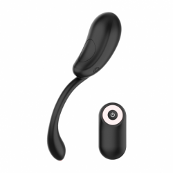 COQUETTE CHIC DESIRE - HUEVO VIBRATORIO RECARGABLE CON CONTROL REMOTO NEGRO/DORADO