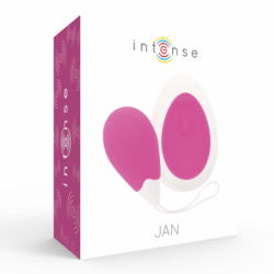 INTENSO - VIBRADOR JAN EGG CON CONTROL REMOTO ROSA