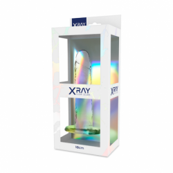 XRAY CLEAR DILDO TRANSPARENTE 18CM X 4CM