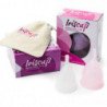 IRISCUP - COPA MENSTRUAL ROSA PEQUEÑA A + BOLSA ESTERILIZADORA GRATIS