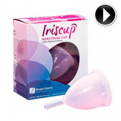IRISCUP - COPA MENSTRUAL ROSA GRANDE + BOLSA ESTERILIZADORA GRATIS