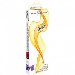 SHEER GLYDE - LÁMINAS DE DAMS SEXO ORAL CON MORAS SILVESTRES