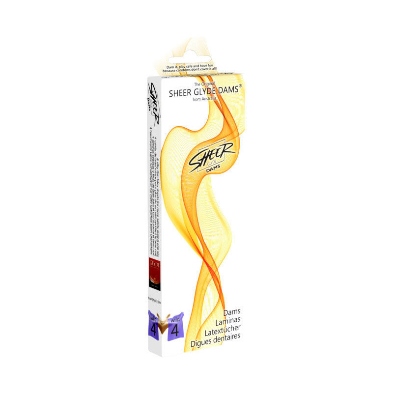 SHEER GLYDE - LÁMINAS DE DAMS SEXO ORAL CON MORAS SILVESTRES