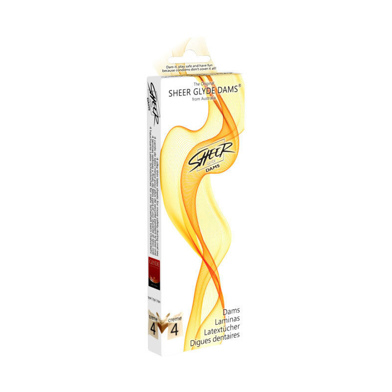SHEER GLYDE - LÁMINAS DE LÁTEX PARA SEXO ORAL CON VENILLA