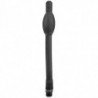 TODO NEGRO - DUCHA ANAL DE SILICONA CON BRAZA DE 27 CM