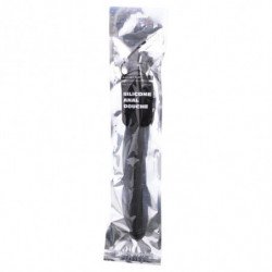 TODO NEGRO - DUCHA ANAL DE SILICONA CON BRAZA DE 27 CM