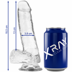 XRAY CLEAR DILDO REALISTA...