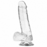 XRAY CLEAR DILDO REALISTA TRANSPARENTE 18.5CM X 3.8CM