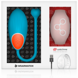 WEARWATCH - CONTROL REMOTO CON TECNOLOGÍA WATCHME, AZUL HUEVO/ROSA