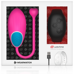 WEARWATCH - TECNOLOGÍA WATCHME CONTROL REMOTO HUEVO FUCSIA / AZABACHE