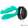 WEARWATCH - VIBRADOR DE DOBLE TECNOLOGÍA WATCHME AGUAMARINA / AZABACHE