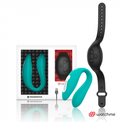 WEARWATCH - VIBRADOR DE DOBLE TECNOLOGÍA WATCHME AGUAMARINA / AZABACHE