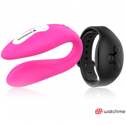 WEARWATCH - WATCHME VIBRADOR DE DOBLE TECNOLOGÍA FUCSIA/AZABACHE