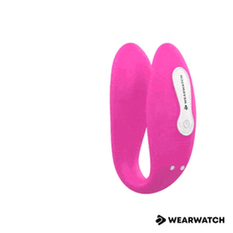 WEARWATCH - WATCHME VIBRADOR DE DOBLE TECNOLOGÍA FUCSIA/AZABACHE