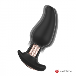 ANBIGUO WATCHME CONTROL REMOTO PLUG ANAL VIBRADOR CON ROTACIÓN DE PERLAS AMADEUS