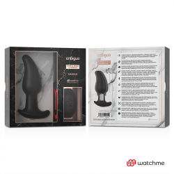 ANBIGUO WATCHME CONTROL REMOTO PLUG ANAL VIBRADOR CON ROTACIÓN DE PERLAS AMADEUS