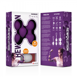 REWOLUTION - BOLAS VIBRATORIAS REWOBEADS CON CONTROL REMOTO Y TECNOLOGÍA WATCHME