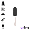 ONLINE - HUEVO VIBRADOR CON CONTROL REMOTO, NEGRO