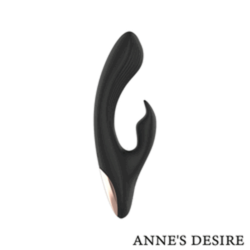 ANNE'S DESIRE - CONEJO CON TECNOLOGÍA DE CONTROL REMOTO WATCHME NEGRO/DORADO