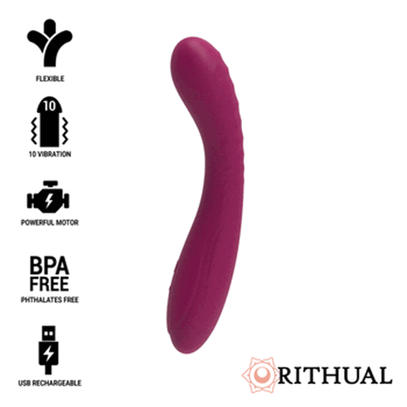 RITUAL - ORQUÍDEA - ESTIMULADOR DE PUNTO G RECARGABLE KRIYA