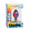 CALEXOTICS - TAPÓN ANAL MEDIANO CON ESTAMPADO TIE-DYE Y DESCABELLADO