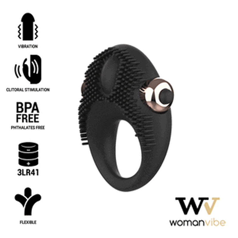 WOMANVIBE - ANILLO VIBRADOR DE SILICONA THOR