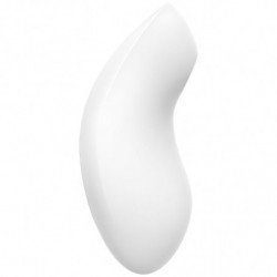 SATISFACTOR - AMANTE DE LA VULVA 2 ESTIMULADOR Y VIBRADOR DE PULSOS DE AIRE BLANCO